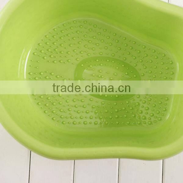 Plastic foot massage bucket without handle