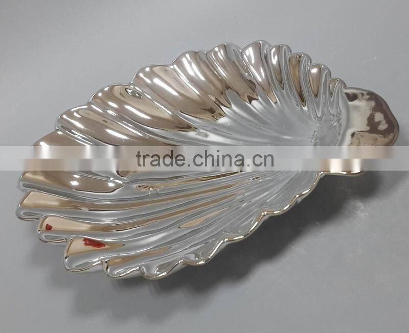 Sea horse shape ceramic chocolate plate