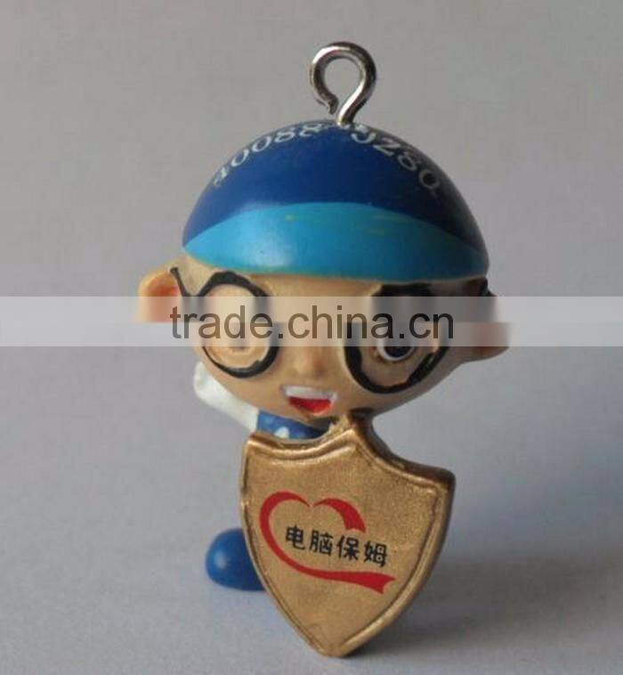 Resin handing figure decoration
