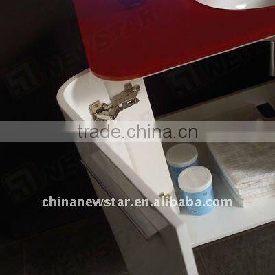 Wall Hung Black PVC Vanity