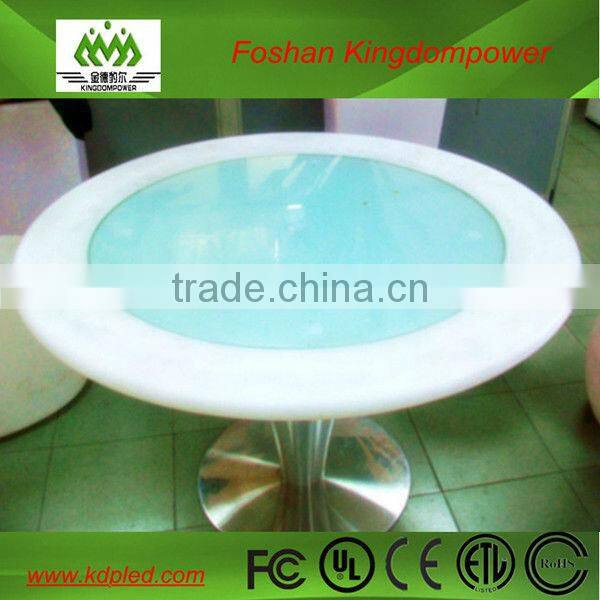 novel design color changing LED illuminated table