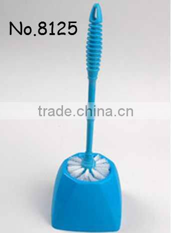 New design PP material toilet brush plastic cleaning brush sets with holder