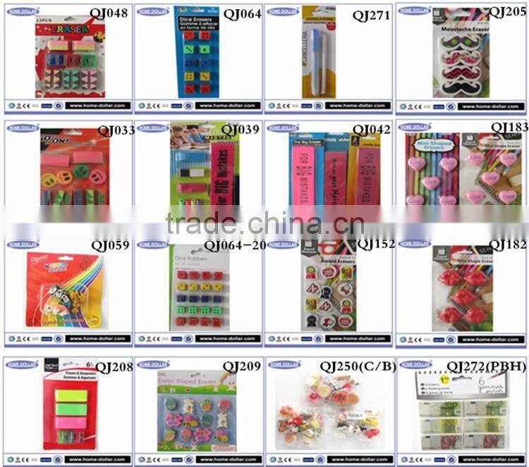 custom logo wholesale in china cheap mistake eraser/ball pen ink eraser