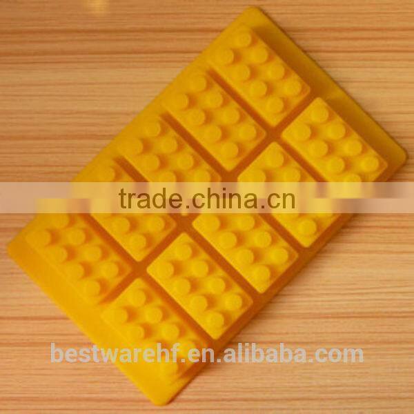 Tetris wholesale shaped silicone custom reusable blocks mini ice molds