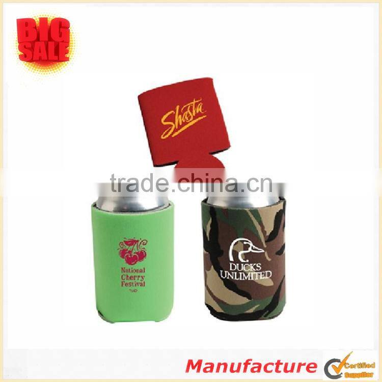 The newest promotional cup sleeve customized collapsible neoprene cup sleeves with stitch faric edge