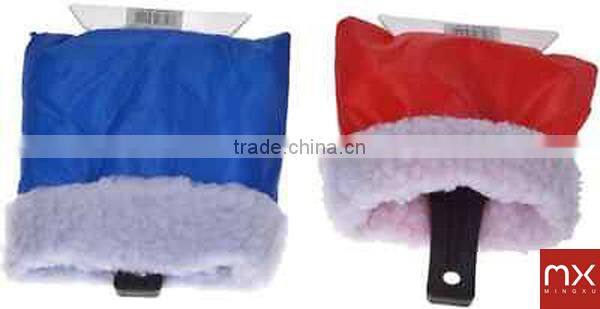 car ice scraper with mitt
