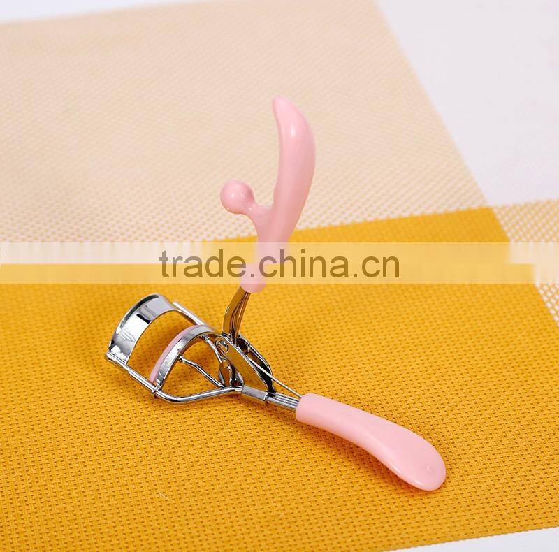 Top quality PP handle carbon steel best price women nature make up eyelash curl