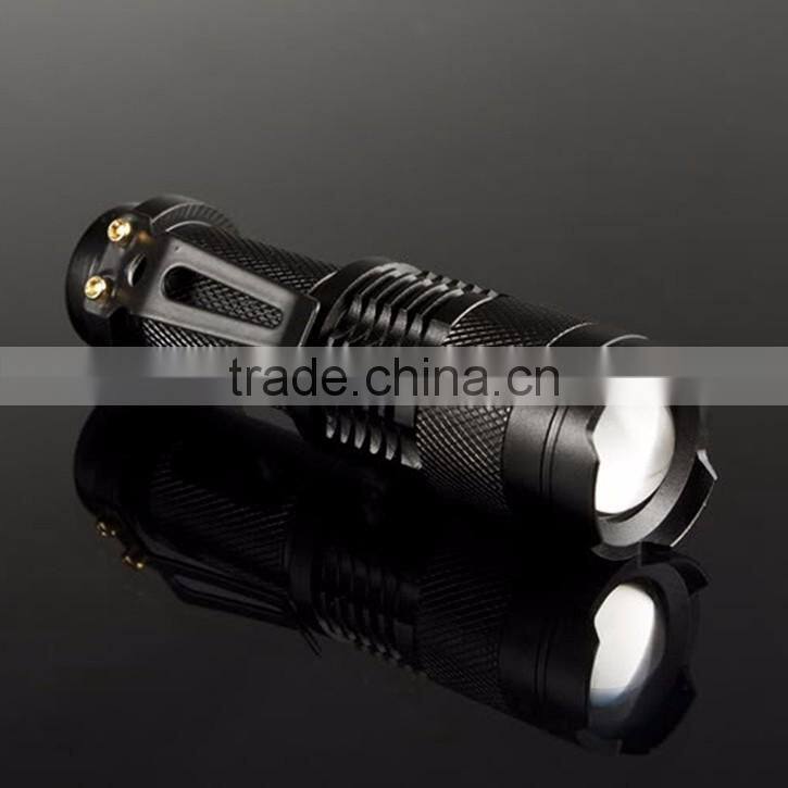 Wholesale Portable Adjustable 300LM 320LM 500LM 600LM Q5 High Power Led Torch Light
