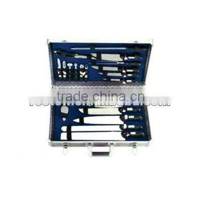 20pcs royal high quatity travel cooking knife set with portable case