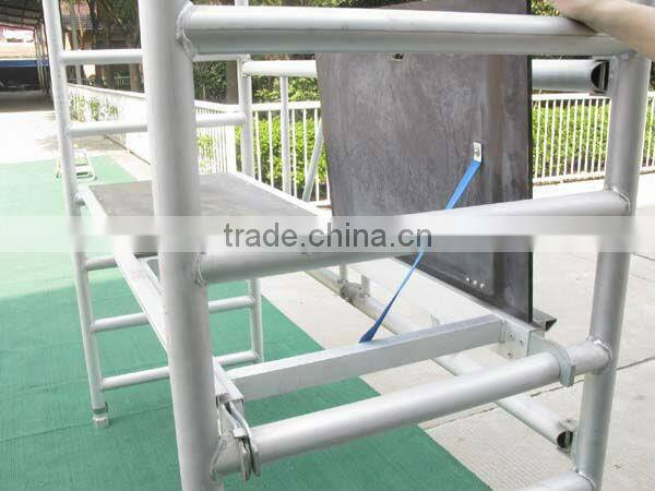 Aluminum working platform, Aluminium Mobile Scaffold Tower Work Platform