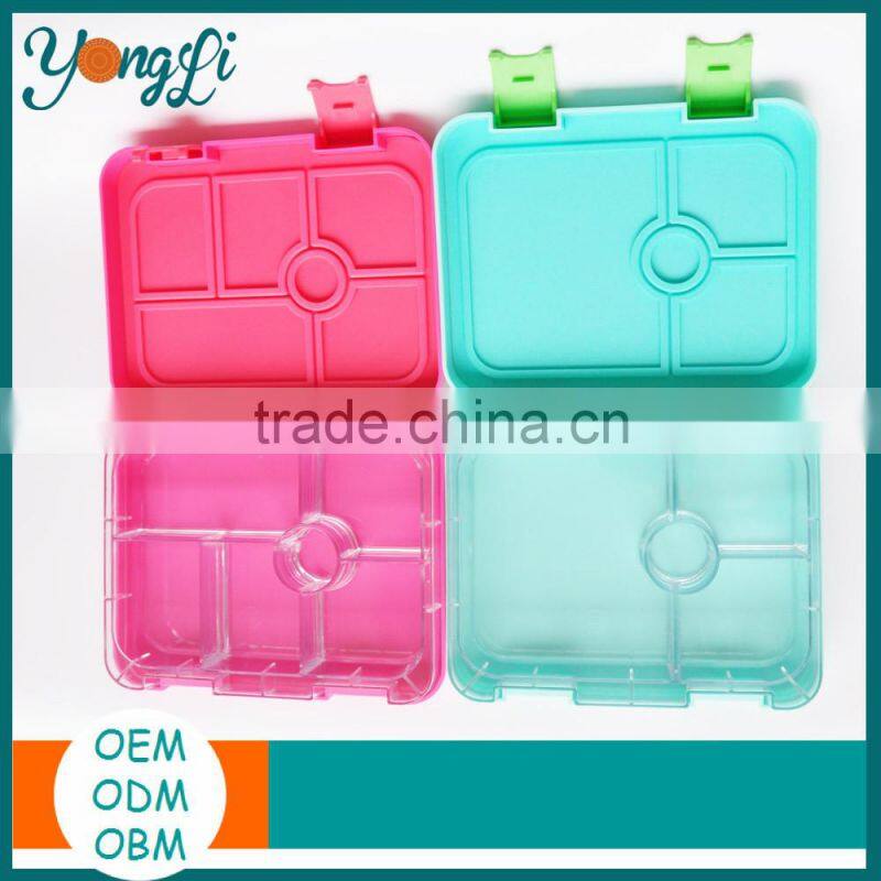 Bento Box Soup Bowl With Plastic Scoop PP Microwave safe 4 Compartment Lunch Box