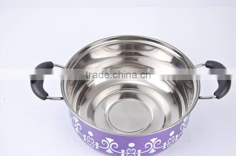 New Item Stainless Steel Cooking Pots Wholesale Soup Pot Set For Sale