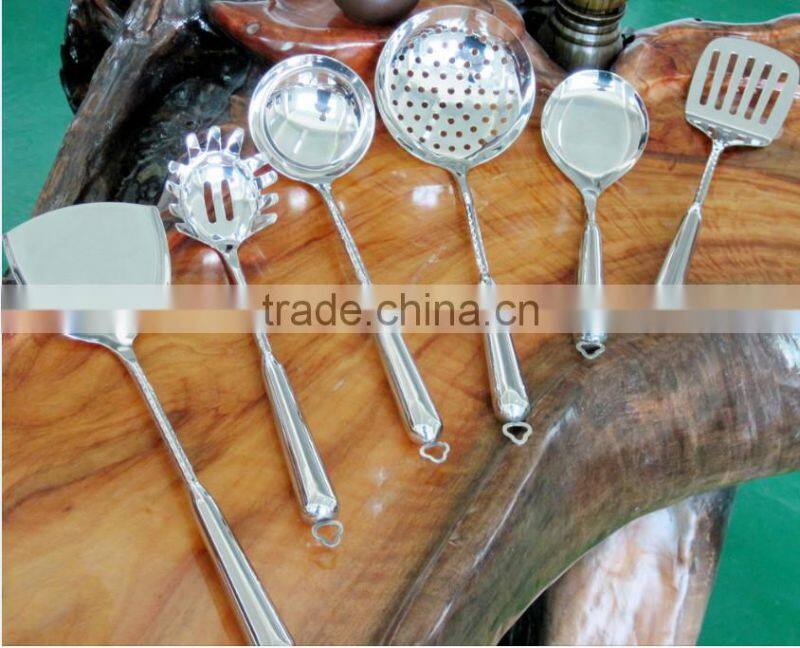 Food Grade Stainless steel Kitchen Utensils Top quality 6pcs kitchen utensils