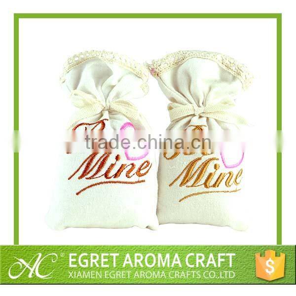 2015 home and closet air freshener cotton bag hanging non-woven package botanical sachet