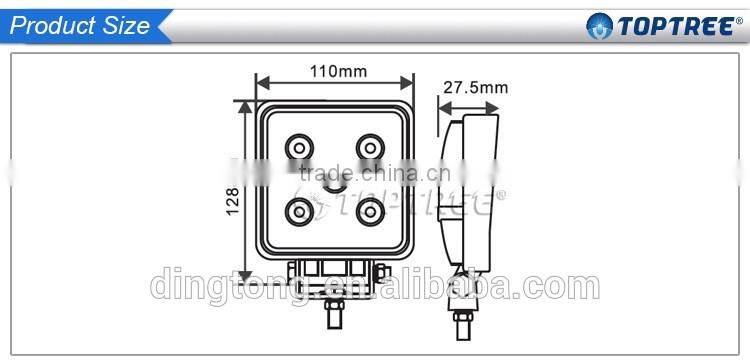 Newstyle 15w led work light for heavy duty 1000lum 10-30v waterproof led flood auxiliary lights