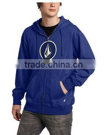men printed zipper up hoodie,cotton fleece hoodie, custom good quality men fancy hoodies design