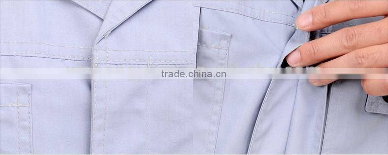custom antistatic short sleeves workwears uniforms for worker