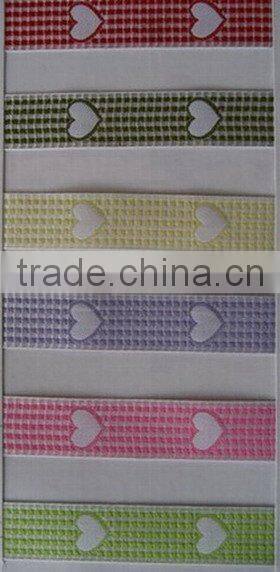 2015 china factory adhesive satin ribbon rose