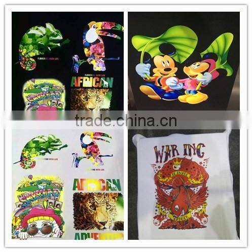 A3 size cloth dtg printer flatbed printing on textile