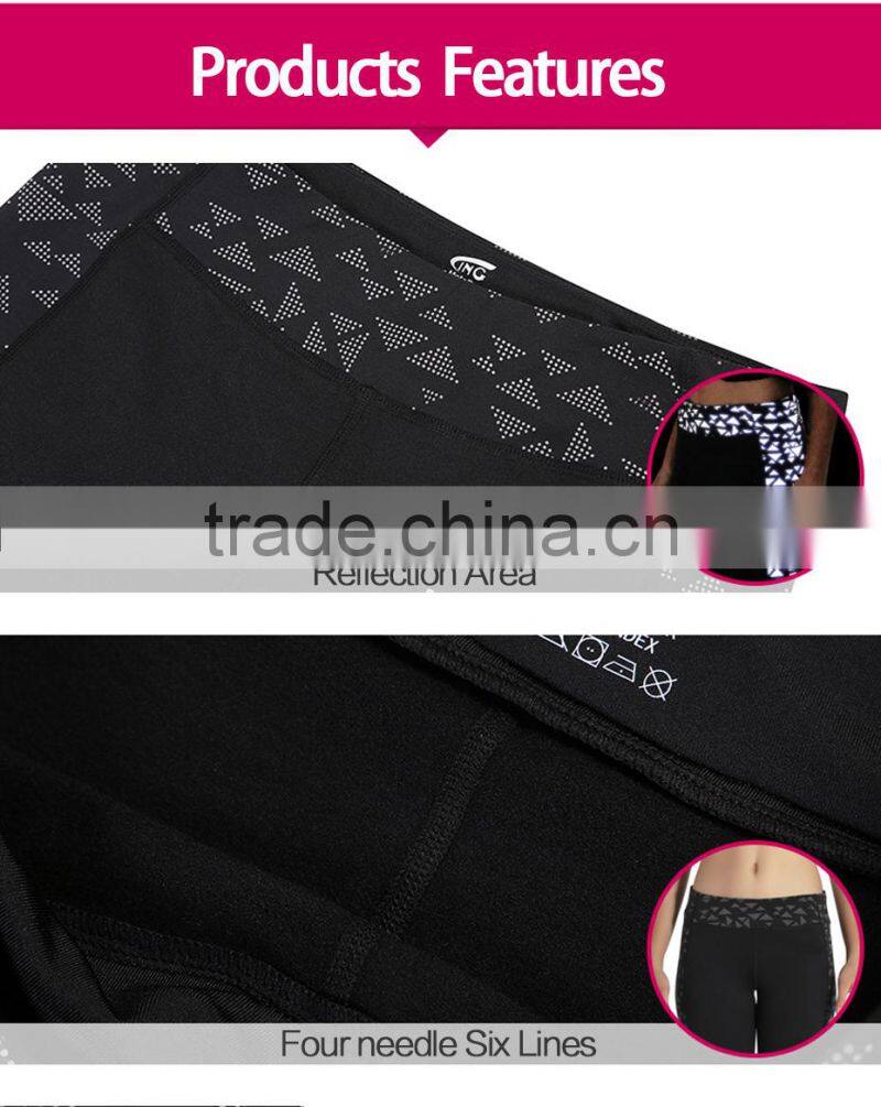 China Supplier Women Fitness Wear Elastic Gym Sports Pants For Yoga