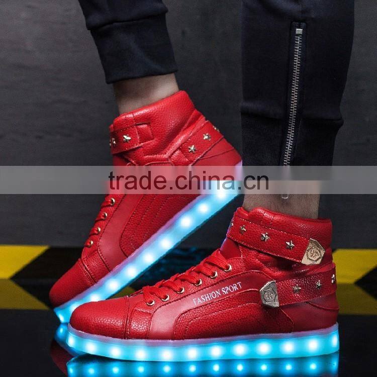 USB chargeable flashing shoes led shoes in india