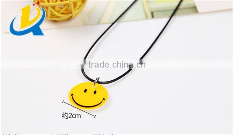 Best sale whatsapp emoji black choker necklace for decoration