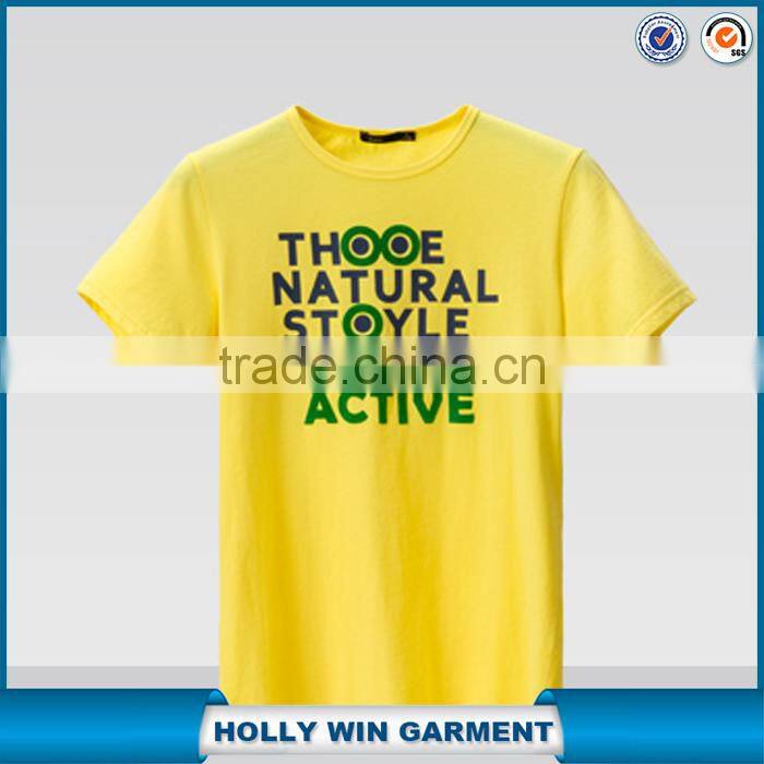 Shirt factory short sleeve plain tshirt with fashion style