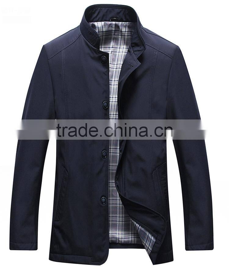 Wholesale Classic Casual Solid Mid Length Jacket For Man