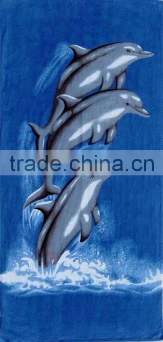 Cotton Velour Multifunction Sublimation Print Beach Towel With Private Label Logo