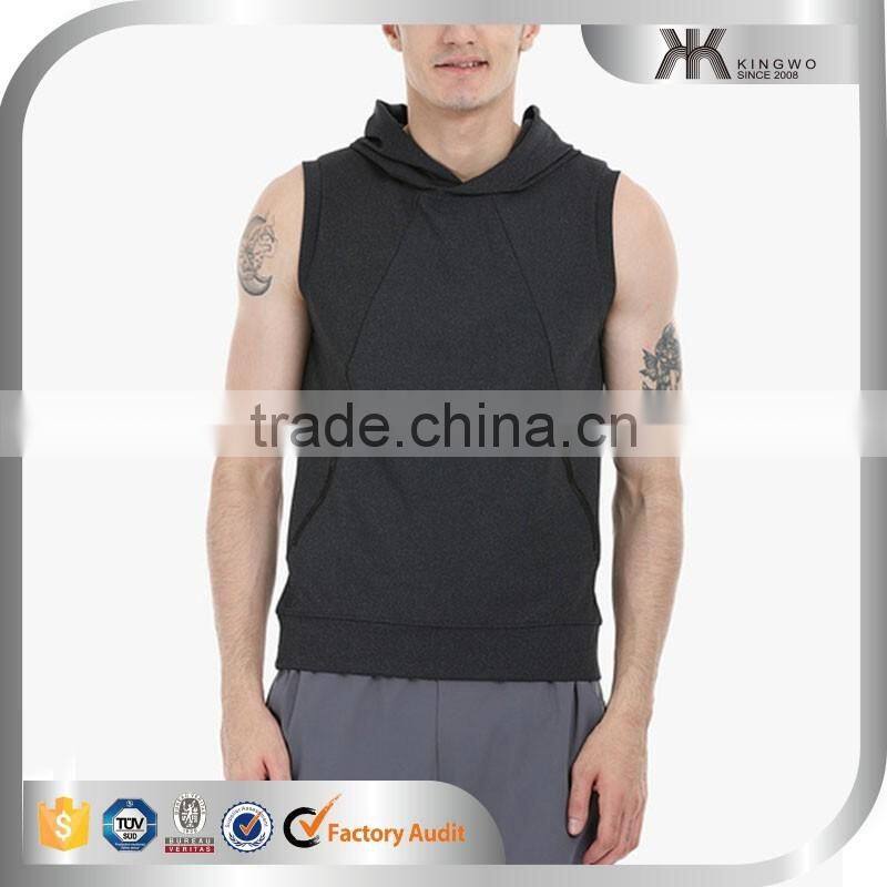 OEM & ODM China Supplier OEM Sleeveless Sweatshirt Hoodie Man Hoody