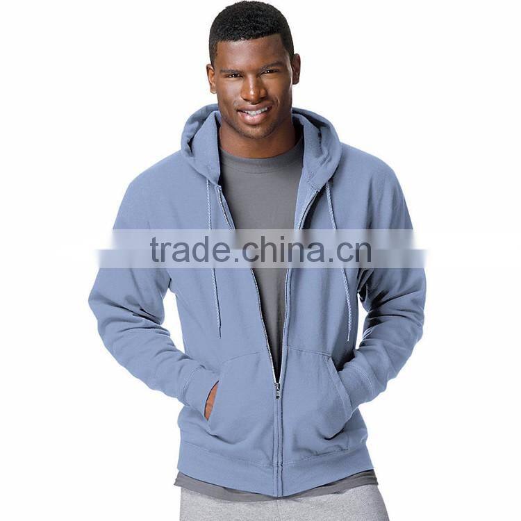 Latest Design Custom Zip Up Cheap Price Fashion Men's Clothing Bulk Plain Hoodies
