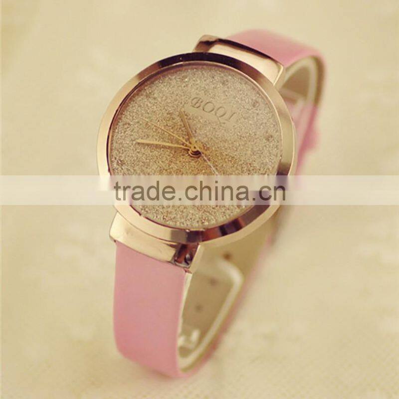 Alloy case wrist watch fashion women watch promotional quartz lady wrist watches