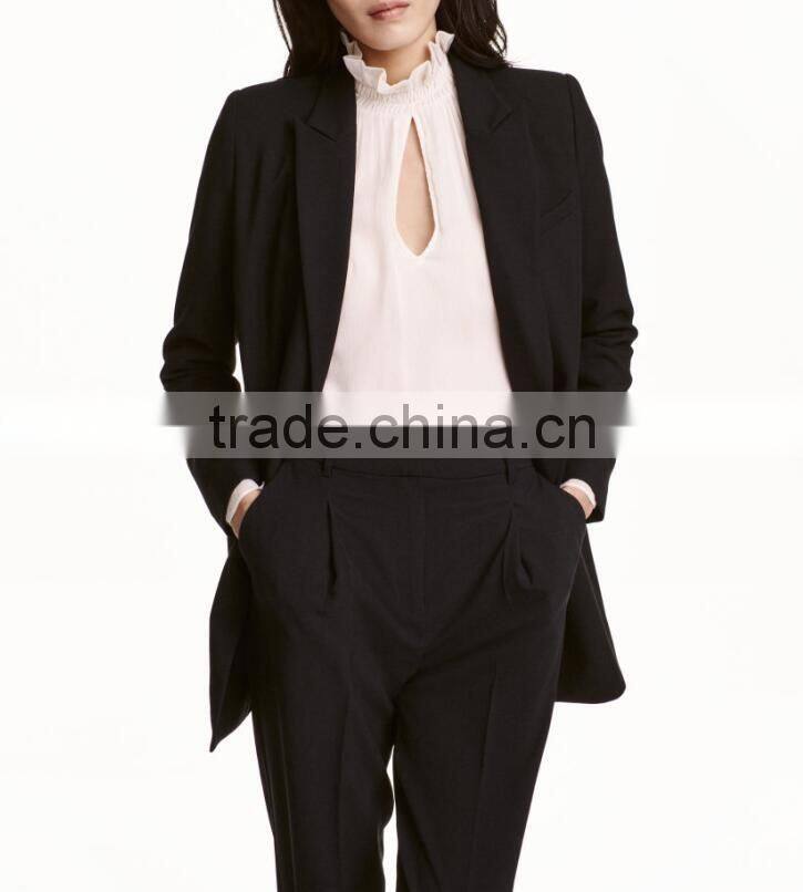 Double-breasted Jacket ladies office uniform casual business suit