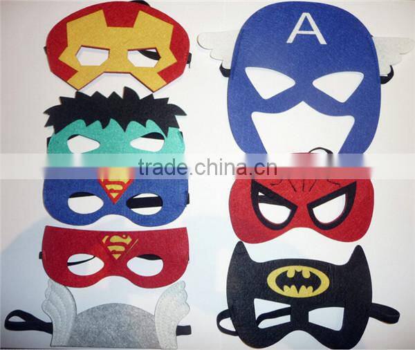 SUPERHERO Batman Captain America Spiderman Ironman Hulk Thor Supergirl Spidergirl Batgirl Mask for kids