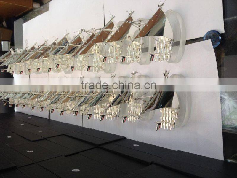 2017 NEW DESIGN real golden plated Dhow Model For kuwait Gifts