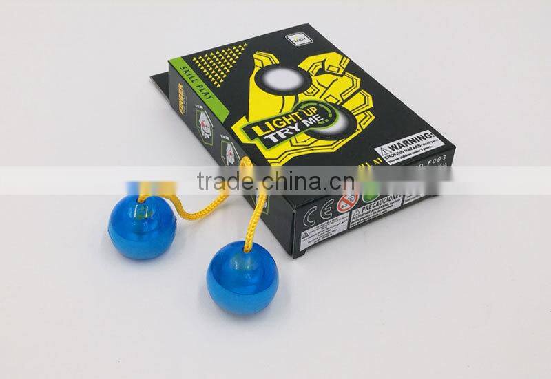 2017 Hot Sale Fashion Colorful Led YoYo Finger Ball Stress Release