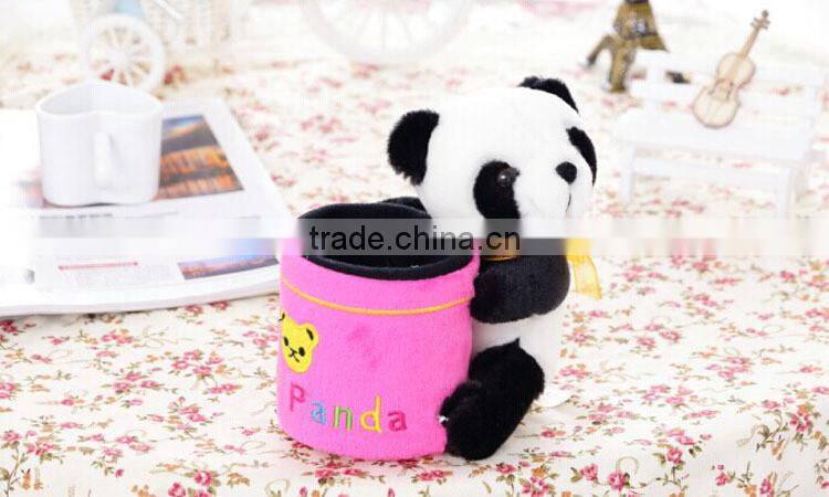 Ins Hot Sale Animal shaped plush pencil vase