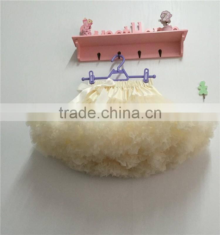 MOQ 1PCS cream skirts,girls ivory tutus