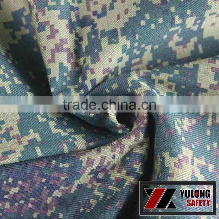 Low Formaldehyde EN11612 Cotton Anti Flame Fabric For Military