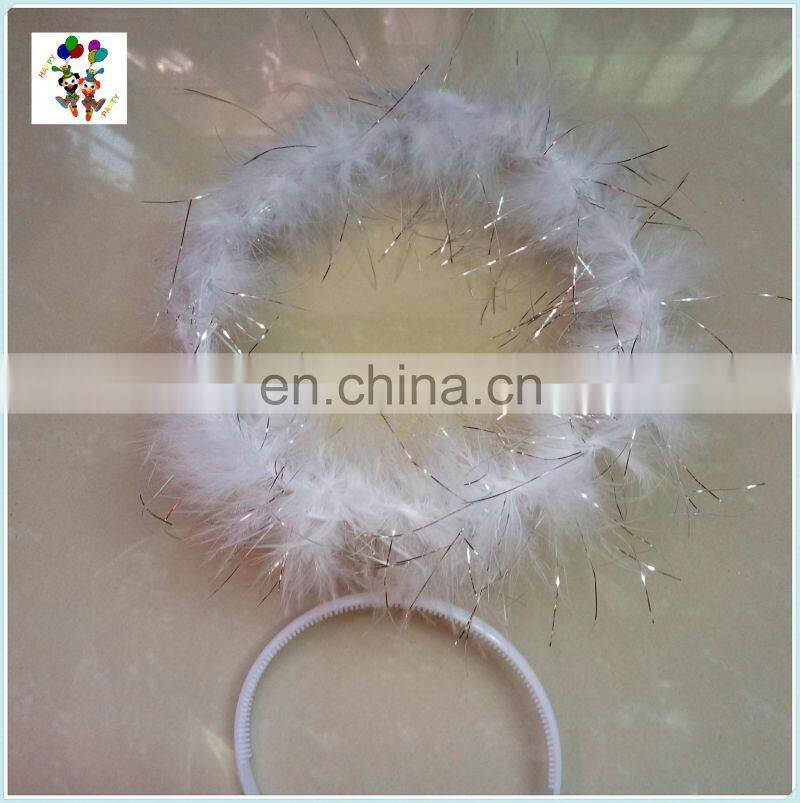 Hen Night Fancy Dress Feather Angel Halo Party Headbands HPC-0704