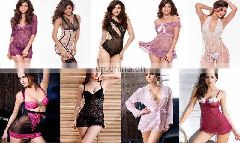 Wholesale red lace mature lingerie sexy women