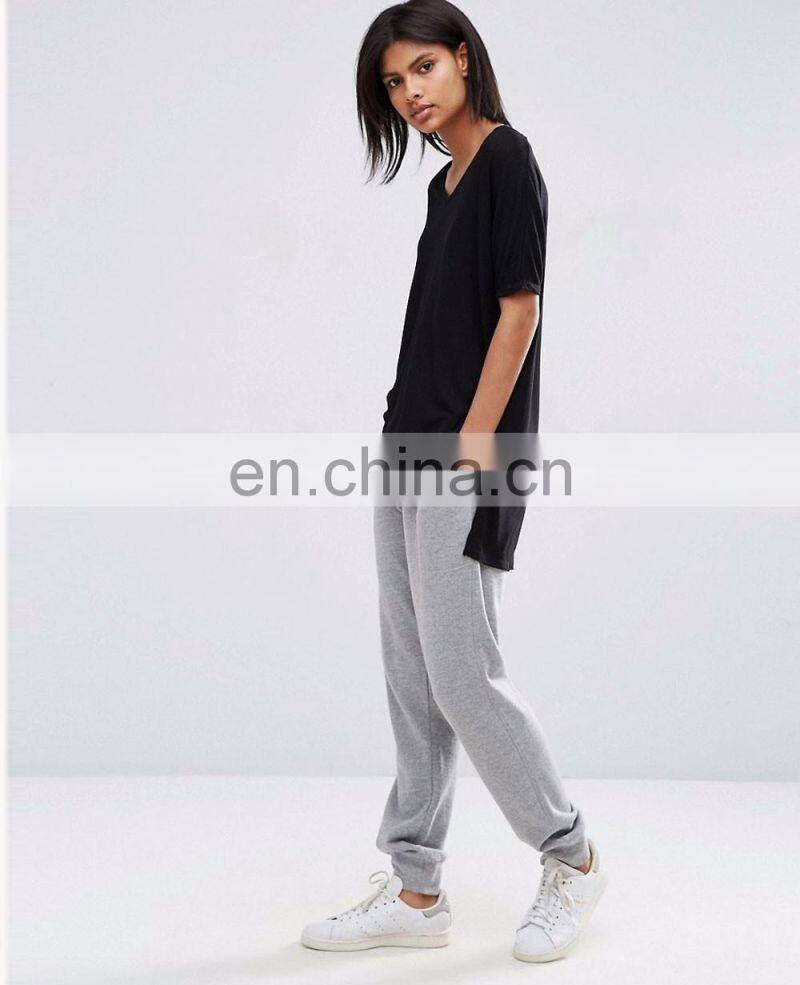 custom fashion printing ladies tight long t-shirts women