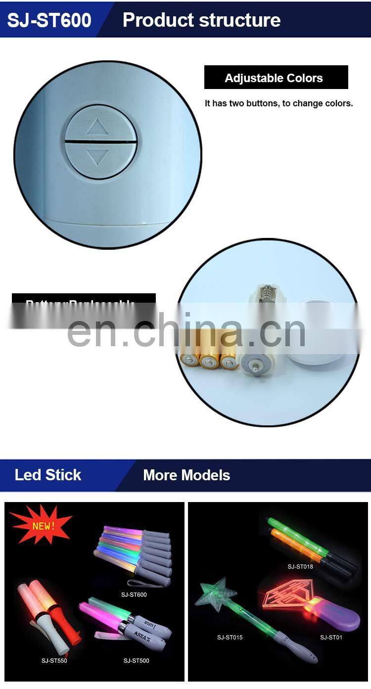 2018 SUNJET New Product Party Supplies Event Joyful Controlled Colorful Led Flashing Light Stick