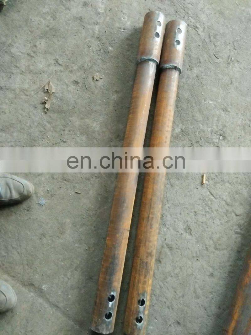 self color zinc plated anchor earth ground screw pile