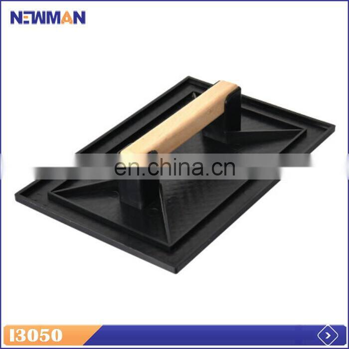 I3101 Reliable Supplier 28x12cm Big Mason Float Trowel With Plastic and Rubber Handle