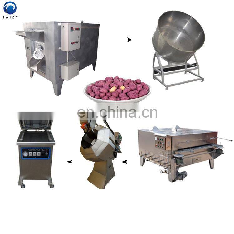 coated peanut making machine peanut coating machine coated peanut production line