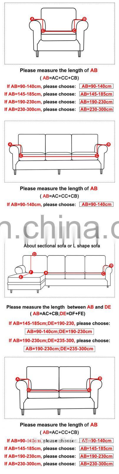plain spandex sofa cover elastic slipcover l shape sofa cover stretch furniture Cover