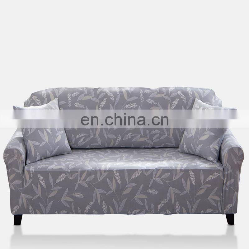 hot sell sectional sofa cover 3 pcs  wooden elastic sofa stretch Slipcover l shape corner sofa covers