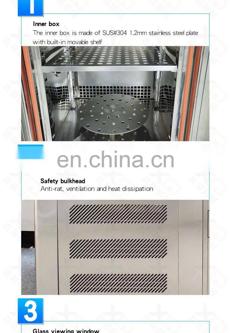 Xenon lamp weathering test box Xenon arc lamp aging box simulated light aging fluorescent lamp irradiation test box