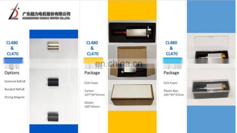 11.1v neodymium dc motor CL-FS480 airsoft motor
